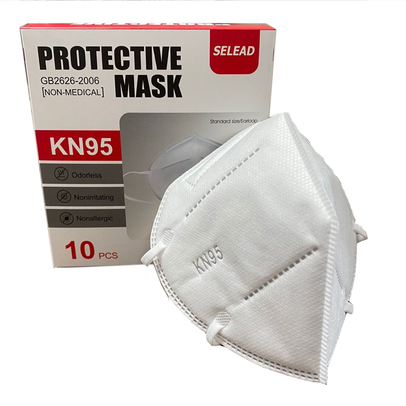 Eliminar a máscara facial do pó KN95