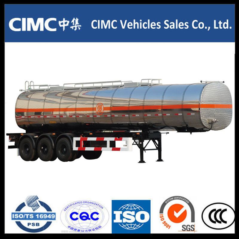 Venda quente de semi-reboque tanque de combustível CIMC